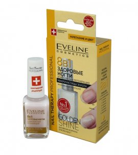 Eveline Cosmetics Nail Therapy Golden Shine -   -   8  1 (12 )
