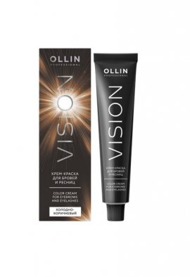 Ollin Vision Color Cream For Eyebrows and Eyelashes - -     brown () 20 