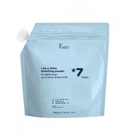 Kezy Bleaching Powder White - ��������� ����� ��������������  ������� ��� �������� ��������������� �� 7 ����� (500 ��)