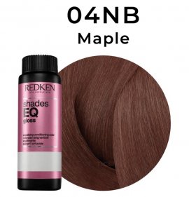 Redken Shades Eq Gloss - ����-������ ����� ��� ������� ��� ����������� � ����� �� �������� 04NB ����� ����������� ���������� (3x60 ��)