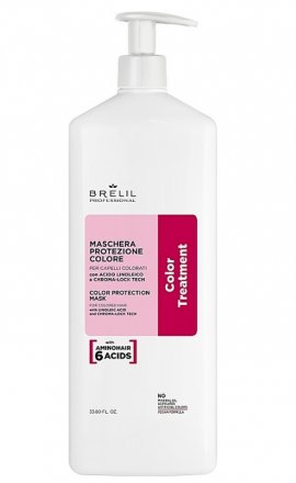 Brelil Amino Traitement Colour Mask - Маска для защиты цвета окрашенных волос (1000 мл) Brelil Amino Traitement Colour Mask - Маска для защиты цвета окрашенных волос (1000 мл)