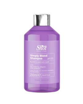 Shot Design Simply Blond Shampoo - ������� ��� ����������� � ������������ ����� (250 ��)