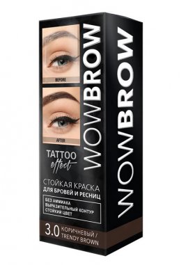 Fara Wow Brow - ������ ��� ������ � ������ � �������� ������� �3.0 ����������/Trendy Brown (30 ��)