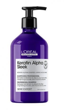 L`oreal Professionnel Keratin Alpha Sleek Shampoo - ������� ��� ����������� ����� (500 ��)