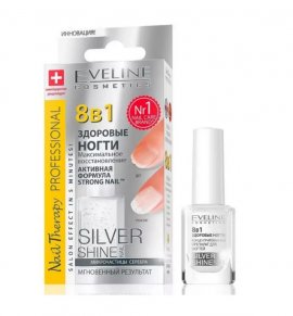 Eveline Cosmetics Nail Therapy Silver Shine - 81      (12 )