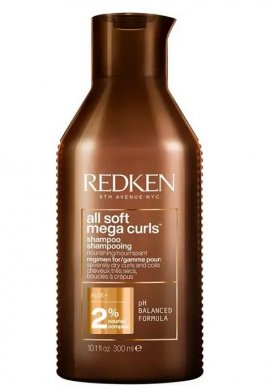 Redken All Soft Mega Curls Shampoo - ������� ��� ������� � ��������� ����� ����� �������� ����� (1000 ��)