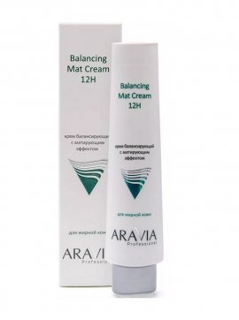 Aravia Professional Balancing Mat Cream 12H - ���� ��� ���� ������������� � ���������� �������� (100 ��)