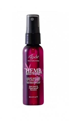 Agadir Hemp & Red Wine Liquid Mousse Styling Spray -  -   (59 )