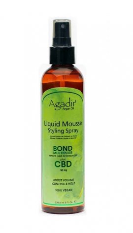 Agadir CBD Liquid Mousse Styling Spray -  -   (237 )