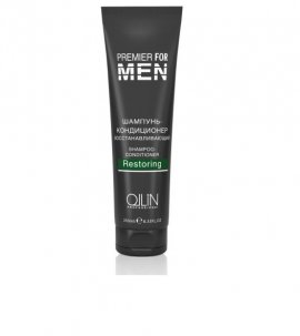 Ollin Professional Premier for Men Shampoo-Conditioner Restoring - -  (250 )